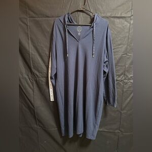Michael Kors Plus Size Hoodie Dress 2X